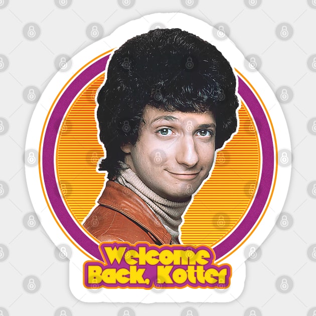 Welcome Back, Kotter / Retro 1970s TV Design Sticker by DankFutura